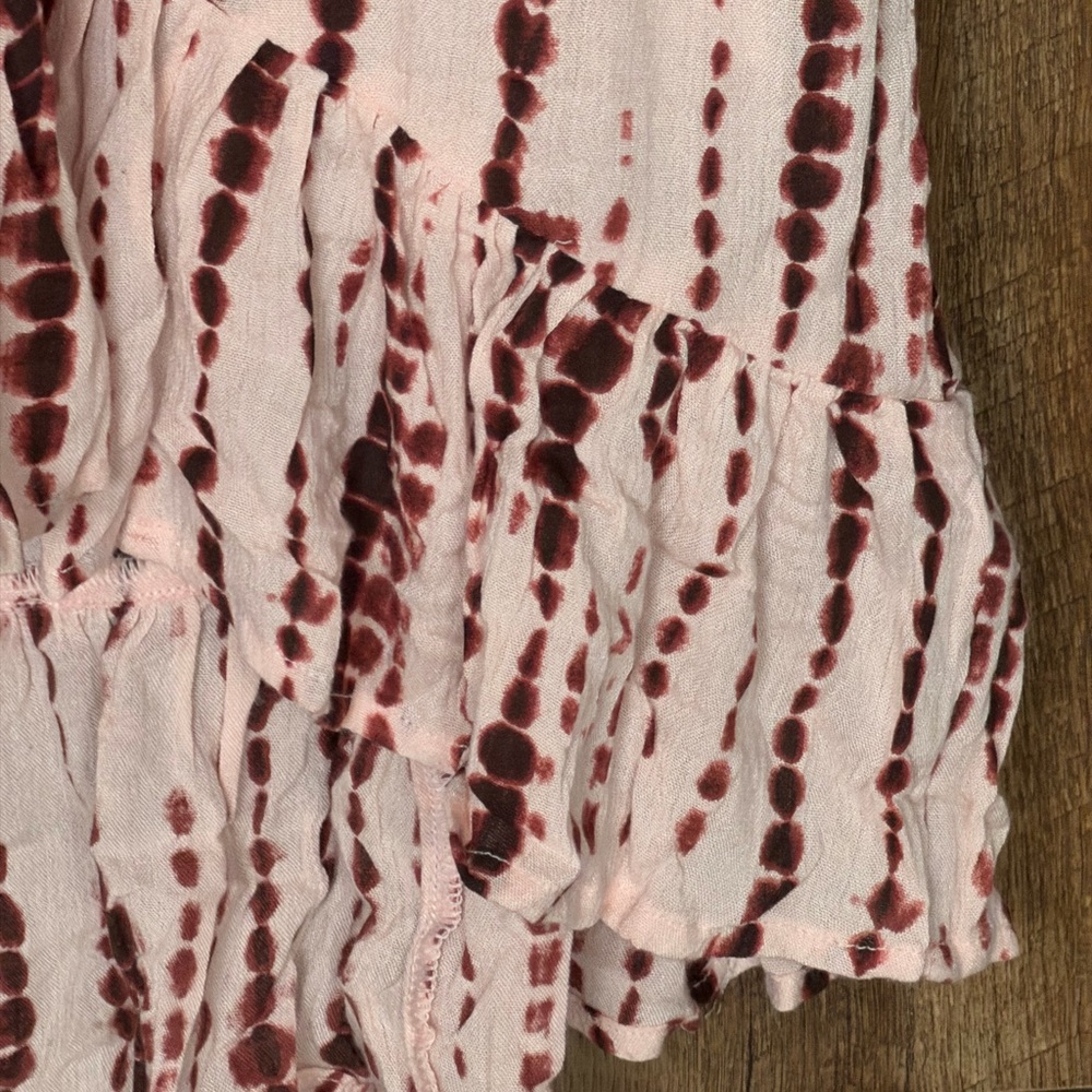 Abercrombie & Fitch Boho Light Weight  Maxi Skirt Hi-Low Ruffle Size S - Picture 6 of 13